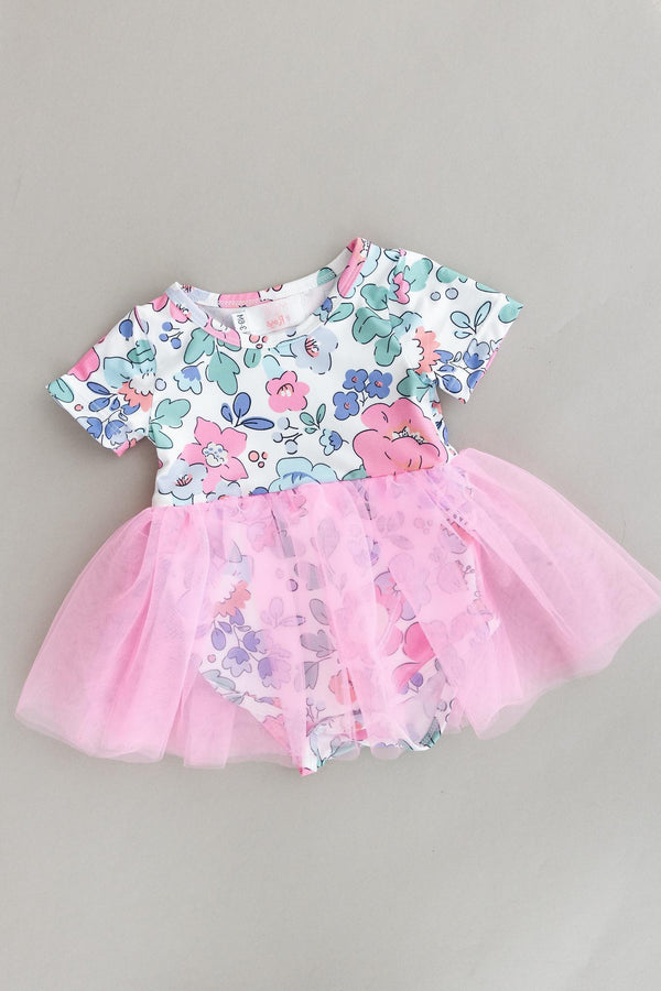 hydrangea-tutu-bodysuit Mila & Rose at Sophia's Style-Hydrangea Tutu Bodysuit-0-3M-Tutu Bodysuit-1